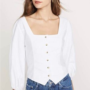 Rolla’s Roxanne Linen Top
